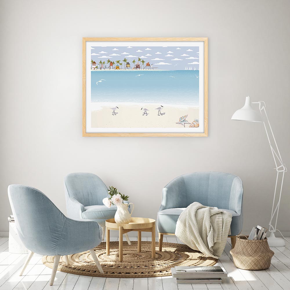 Gulls on the beach