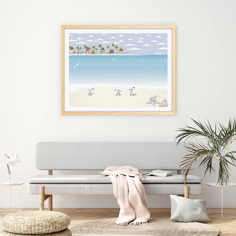 Gulls on the beach