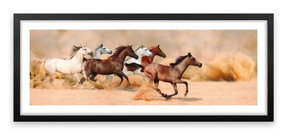 Galloping in the sand