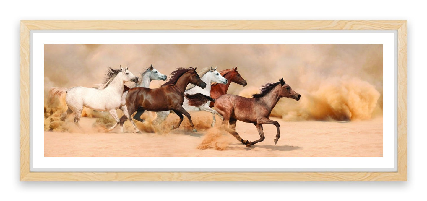 Galloping in the sand