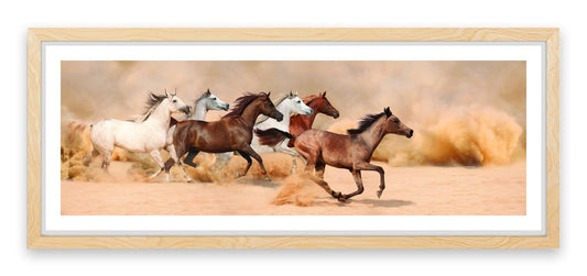 Galloping in the sand