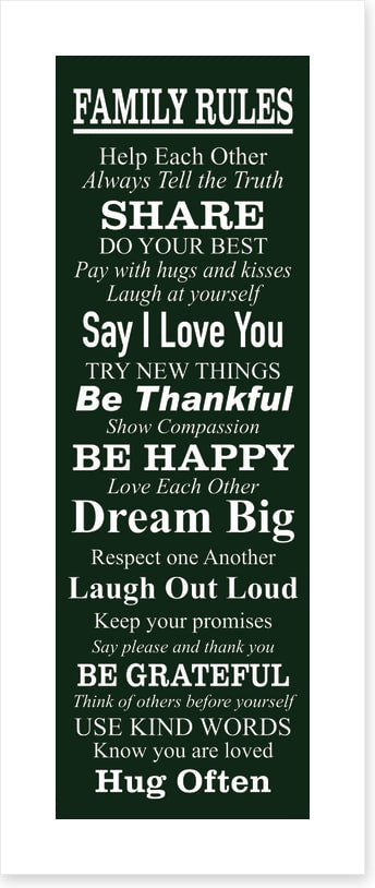 Family rules (Custom 2)