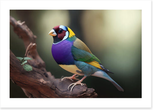 Seven-coloured Gouldian finch