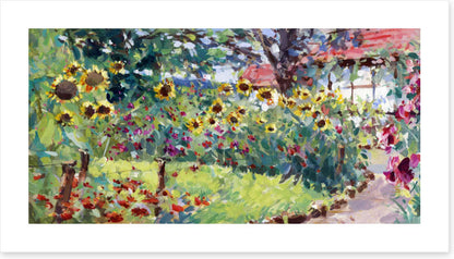 The sunflower garden