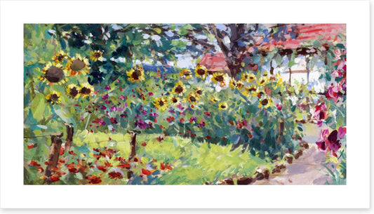The sunflower garden