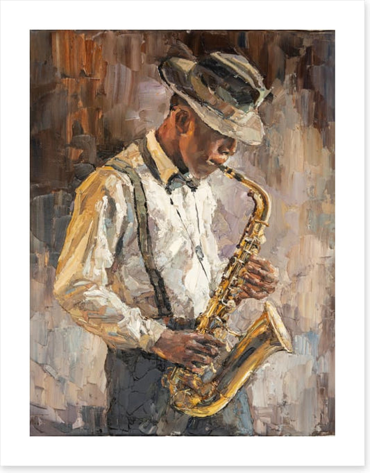 The saxophone player (Custom)