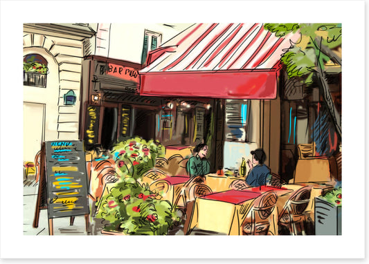 Lunch at the cafe (Custom)