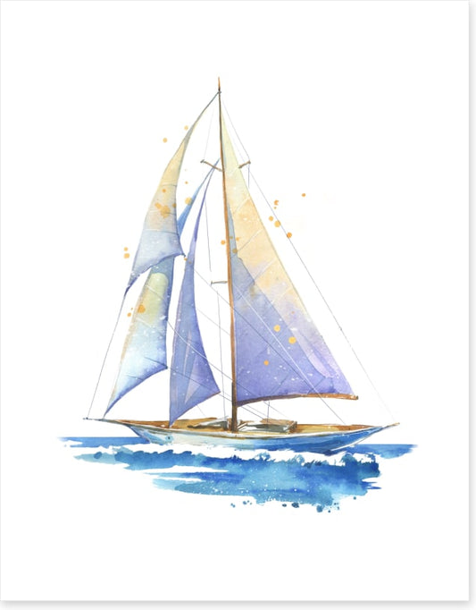Sailboat splash 1 (Custom)
