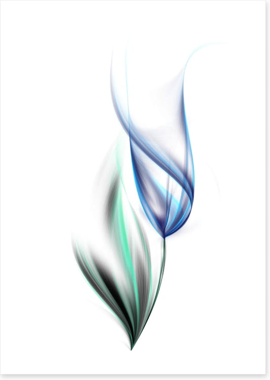 One blue tulip (Custom)