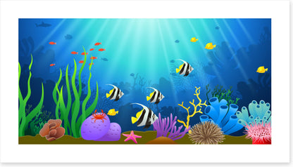 Butterfly fish reef (Custom)