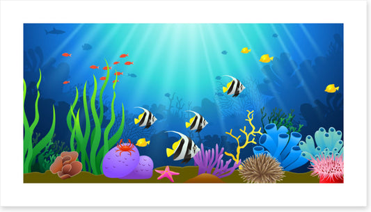 Butterfly fish reef (Custom)
