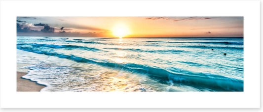 Sunrise over Cancun beach (Custom)