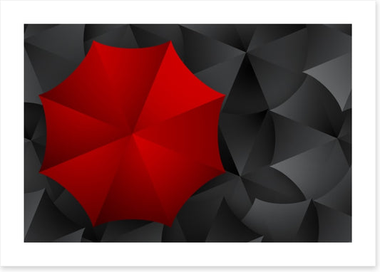 Umbrella in red (Custom)